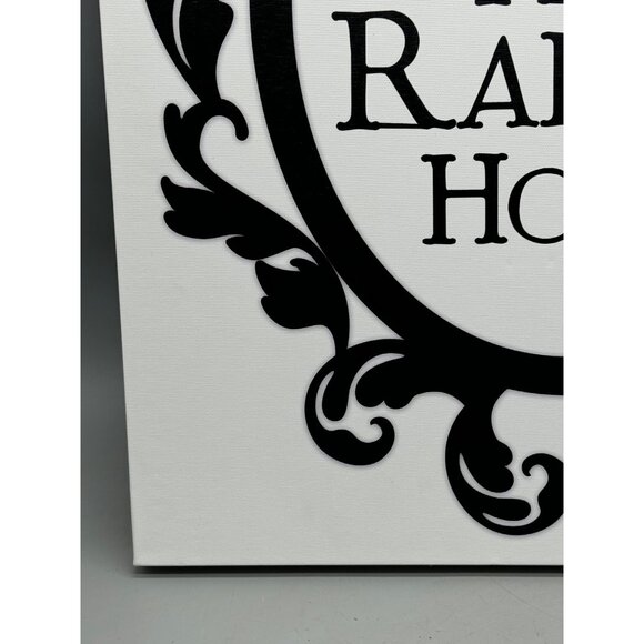 Down The Rabbit Hole Black & White Decorative Wall Art 20x16"canvas READ NEW - Picture 6 of 9